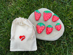 Strawberry Garden Rocks